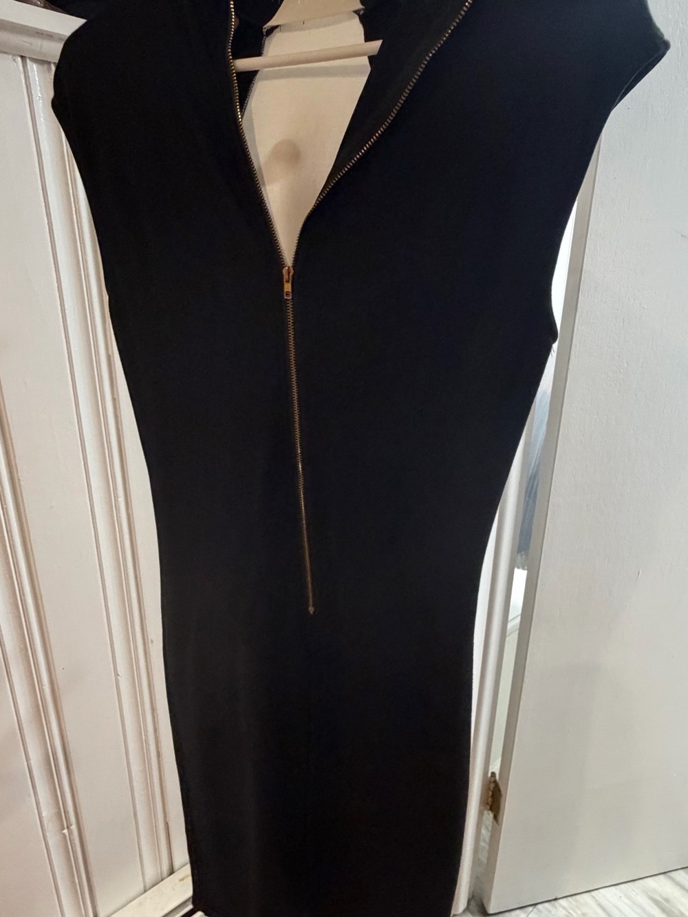 Fashion Nova Black and white Colorblock Midi Dress - Picture 3 of 4